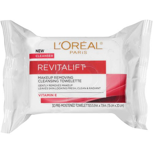Loreal Revitalift Radiant Smoothing Wet Cleansing Towelettes - 30 Ea